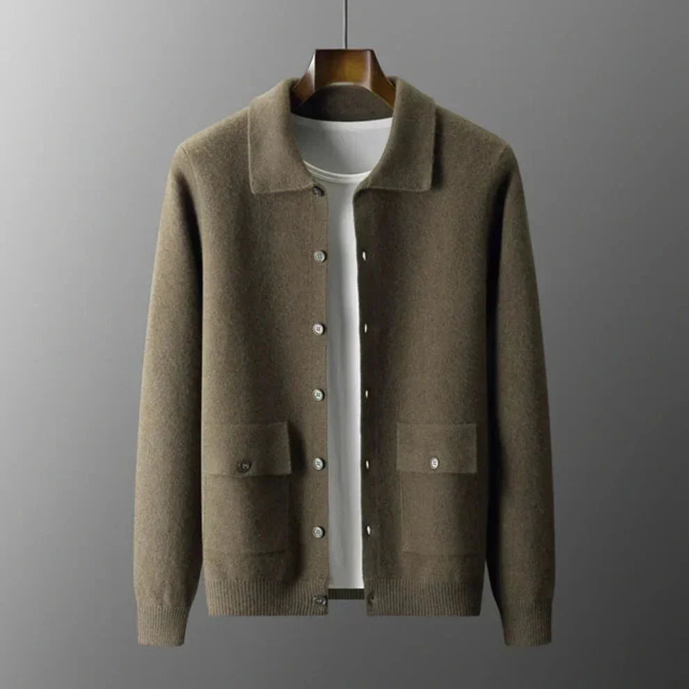 Herren-strickjacke mit knopfleiste – herren