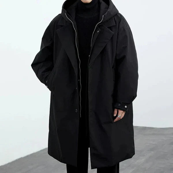 Klassischer, übergroßer trenchcoat für herren – herren