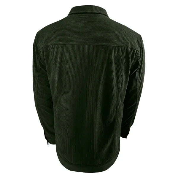 Vintage-baumwolljacke für herren mit reißverschluss – herren