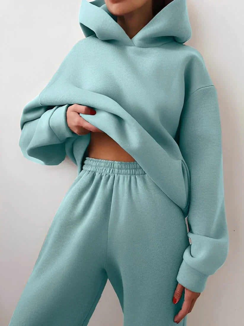 Jasmine jogginganzug mit kapuze – damen