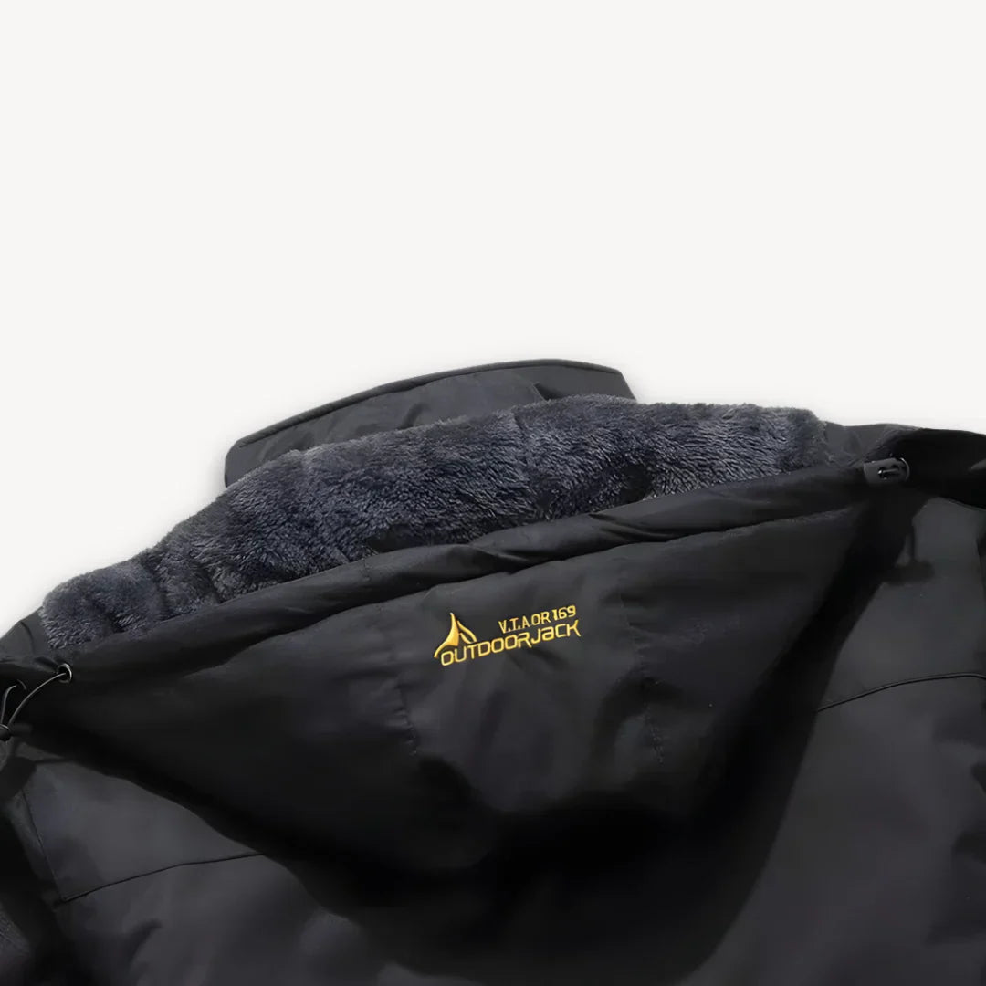 Herren winterjacke wasserdicht gefüttert mit fleece