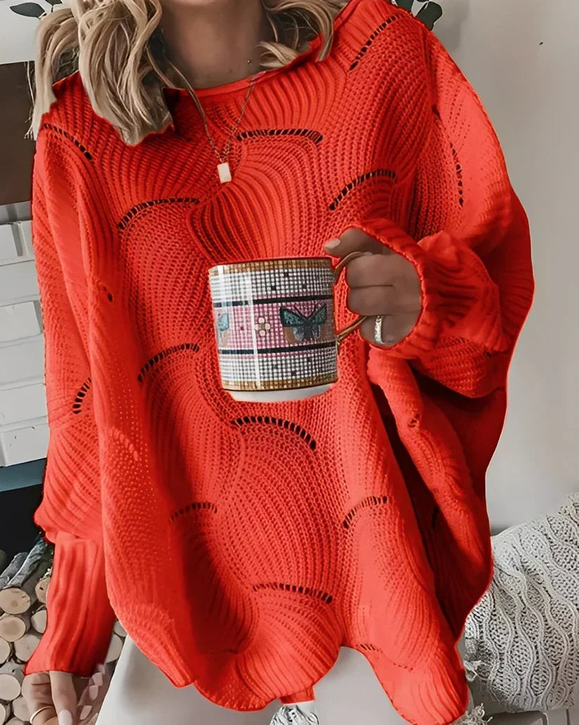 Kassandra stylischer v-ausschnitt-pullover – damen