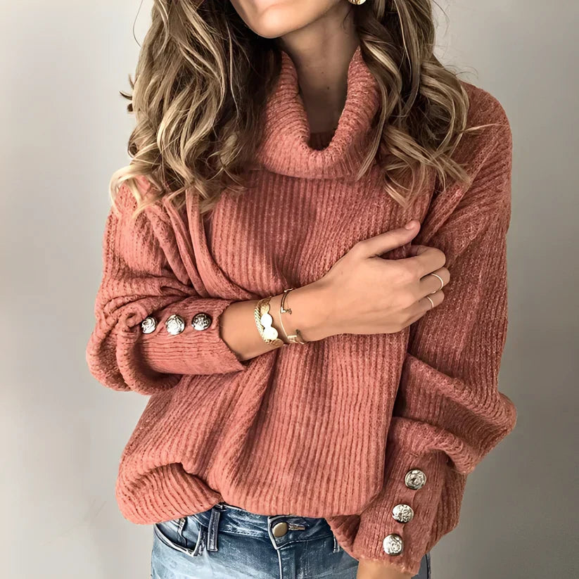 Rosabel stylischer rollkragenpullover – damen