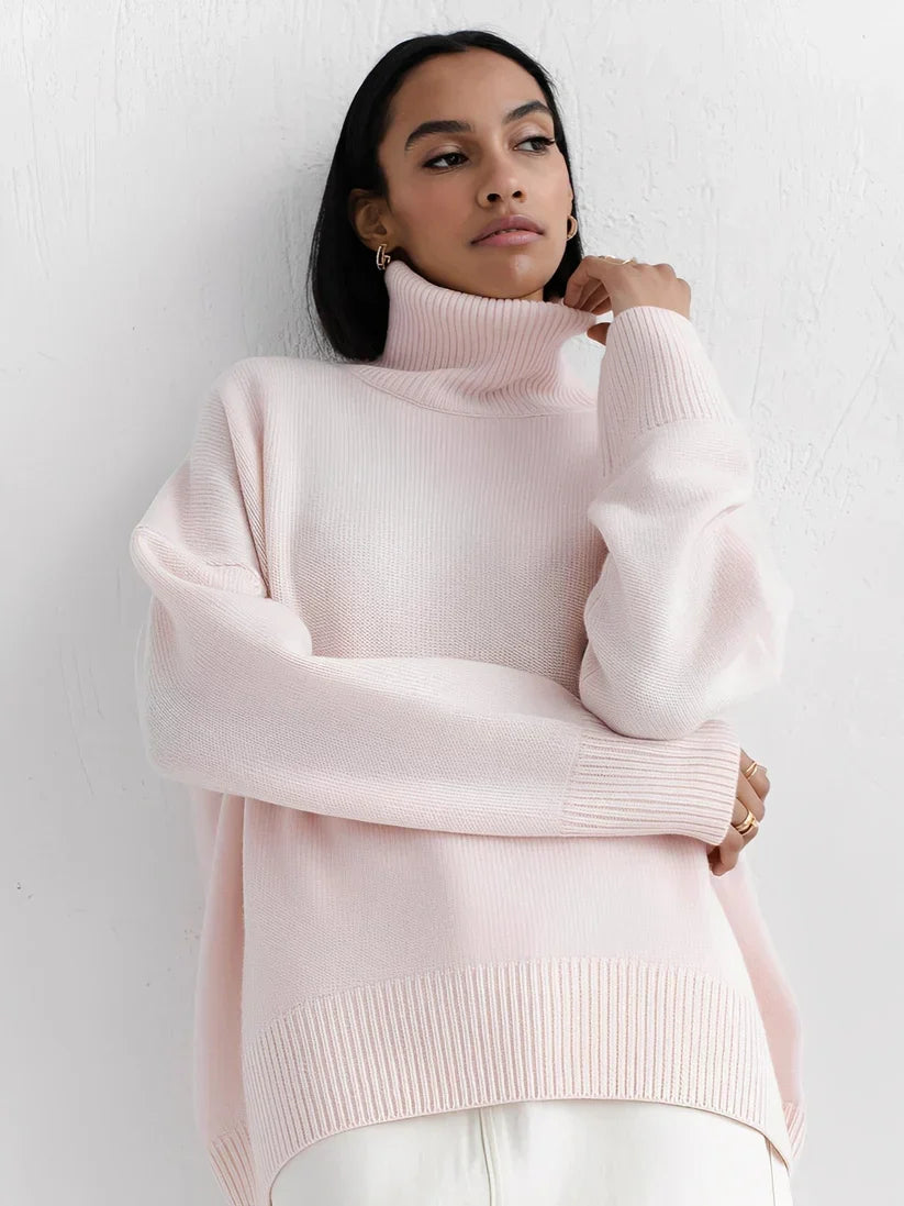 Marva stylischer, warmer rollkragenpullover – damen