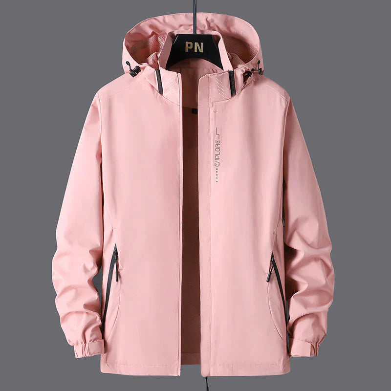 Reece stylische unisex-shelljacke mit kapuze – unisex