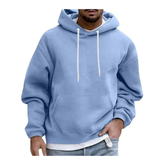 Herren-hoodie mit kapuze und kängurutasche