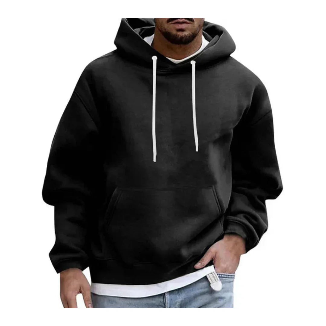 Herren-hoodie mit kapuze und kängurutasche