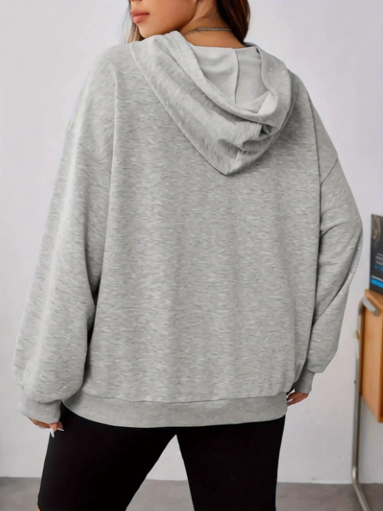 Bella - hoodie mit katzenprint und kapuze