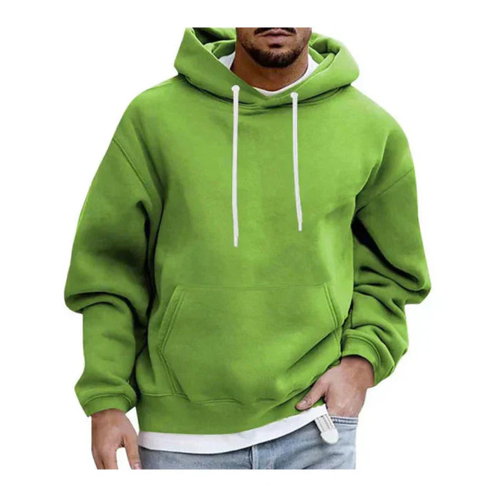 Herren-hoodie mit kapuze und kängurutasche