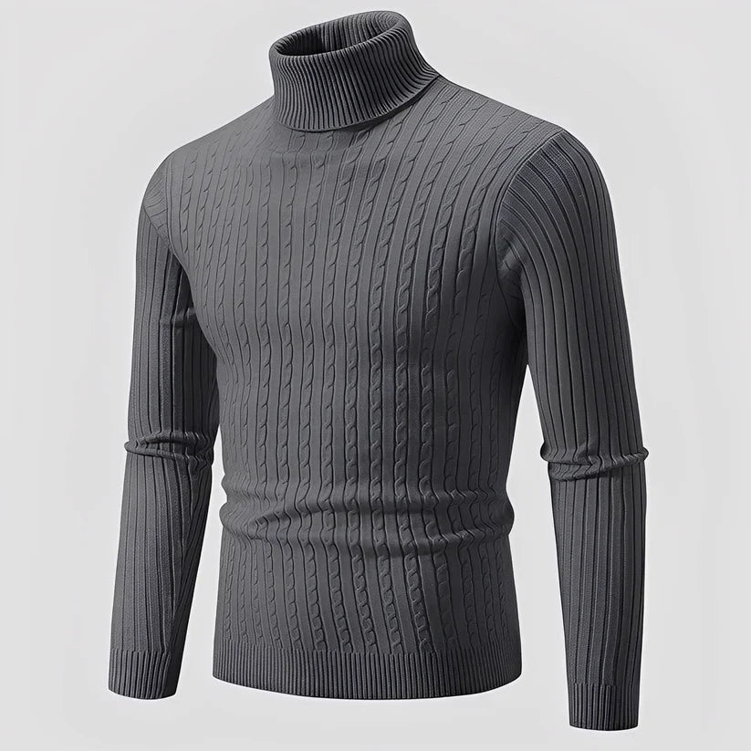 Modischer rollkragenpullover von devin – herren