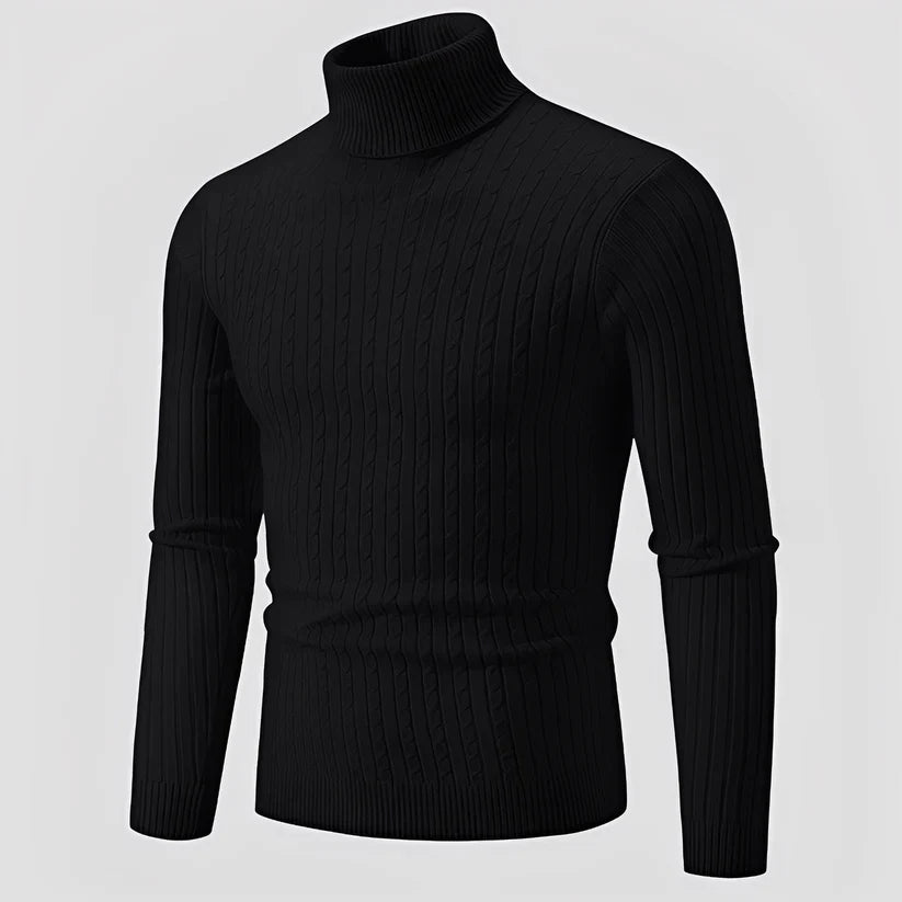 Modischer rollkragenpullover von devin – herren