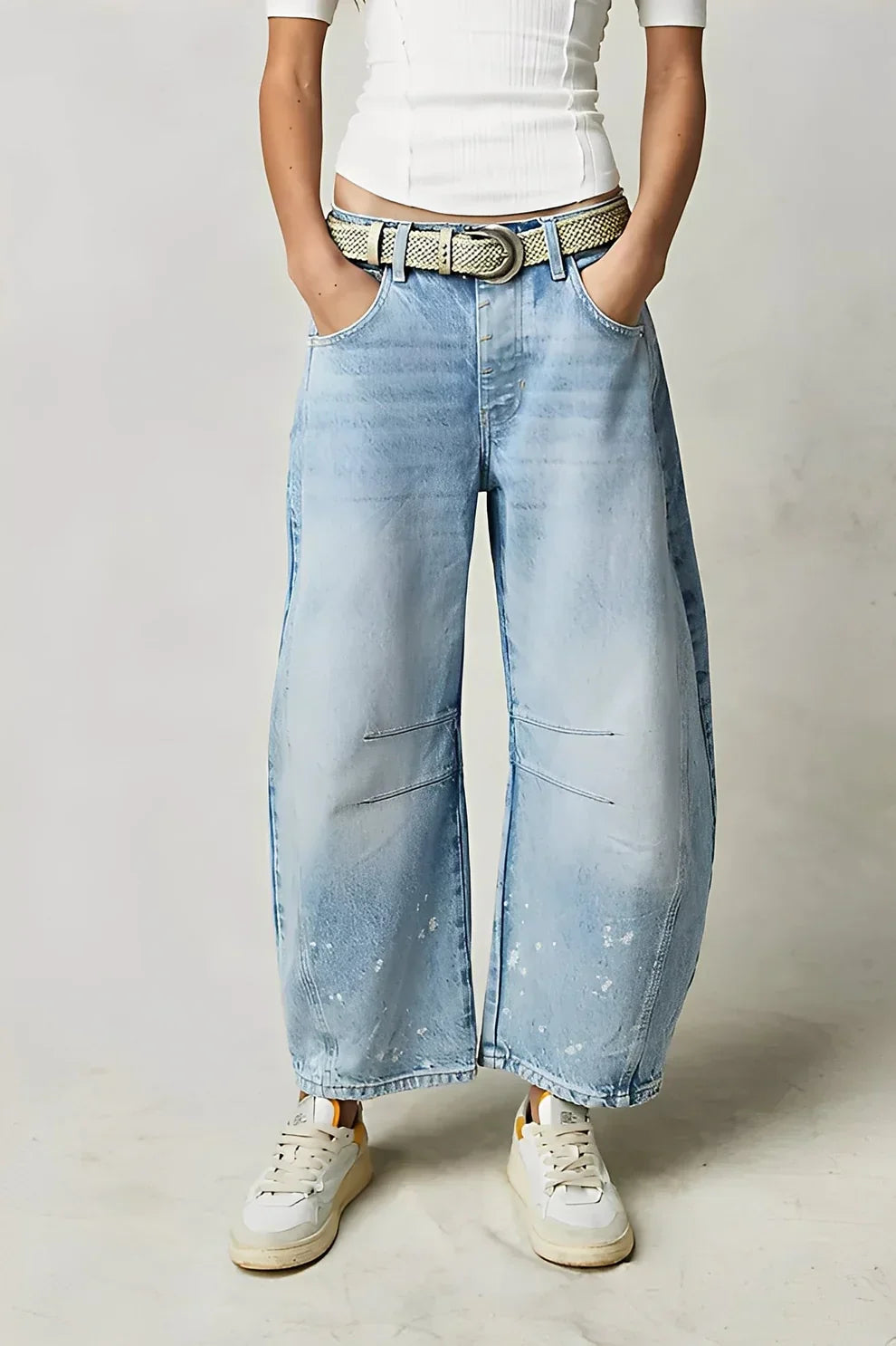 Jocelyn freizeitjeans mit weitem schnitt – damen