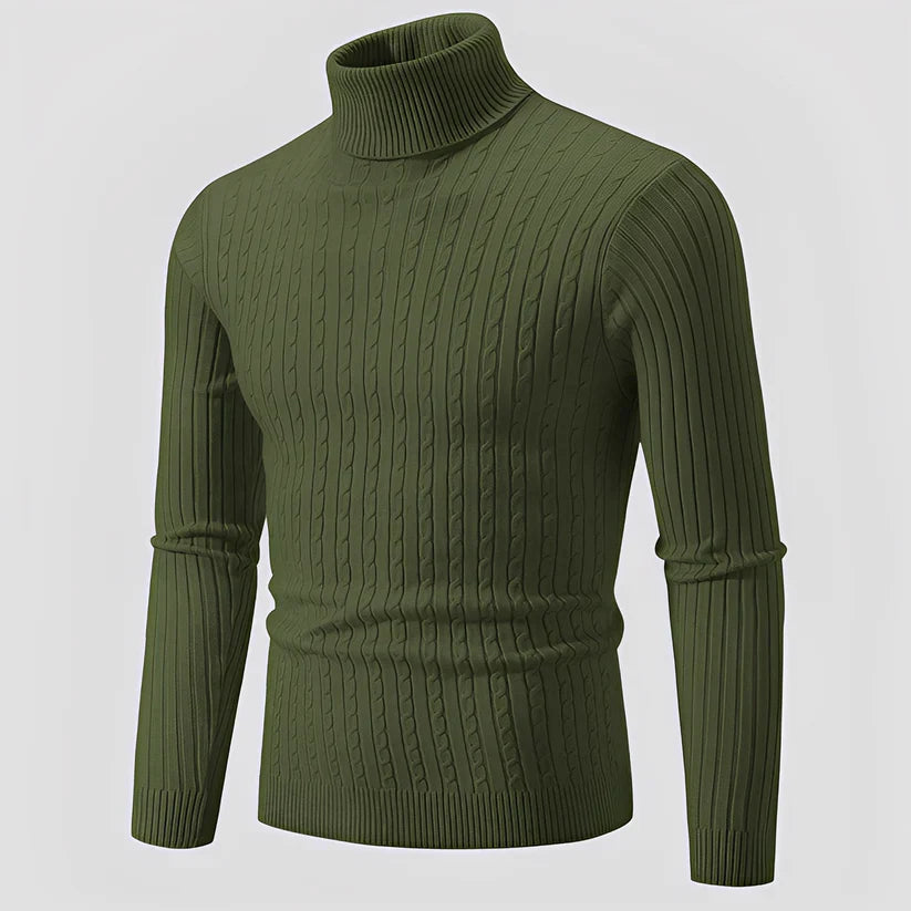 Modischer rollkragenpullover von devin – herren