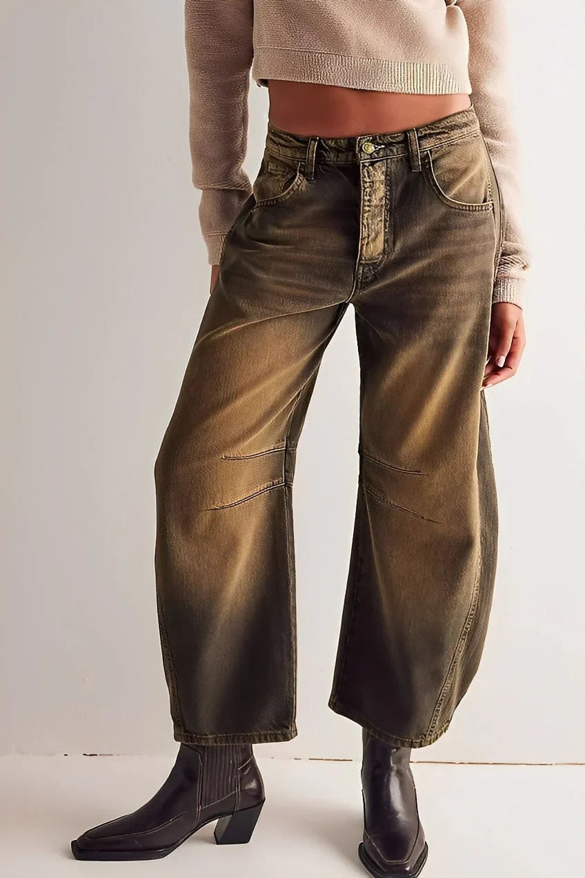 Jocelyn freizeitjeans mit weitem schnitt – damen