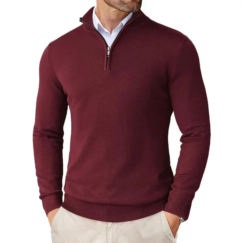 Bowen moderner half-zip-pullover – herren