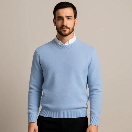 Jakob herren kaschmir pullover klassischer stil
