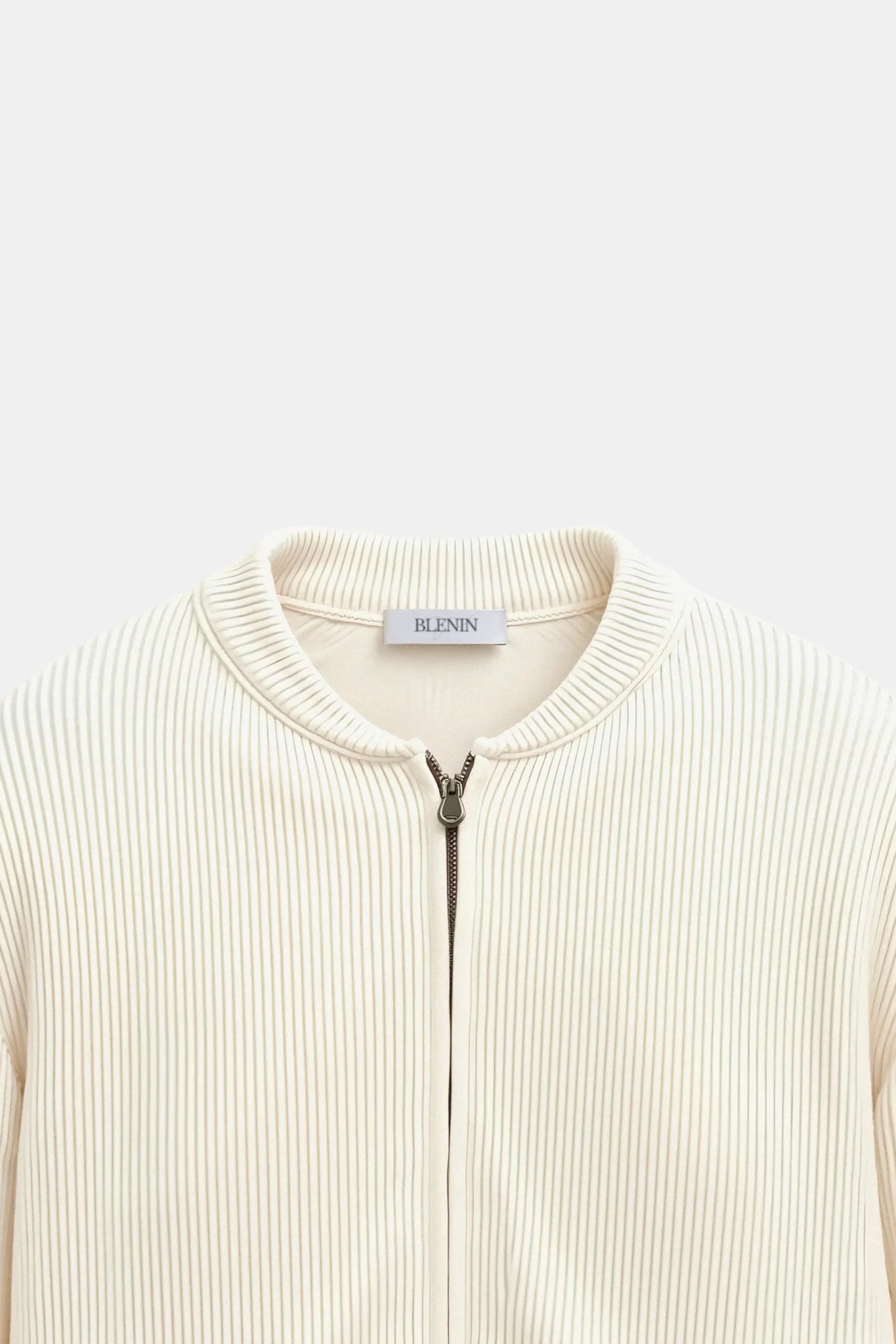 Elegante minimalistische strickjacke mit reißverschluss – herren