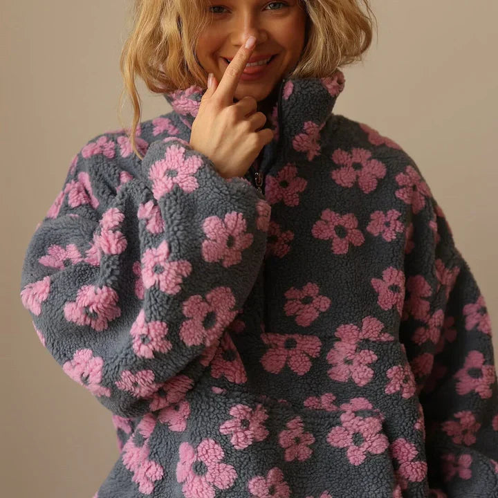 Daisy – fleece warm bloom pullover