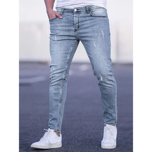 Herren skinny jeans aus stretch denim