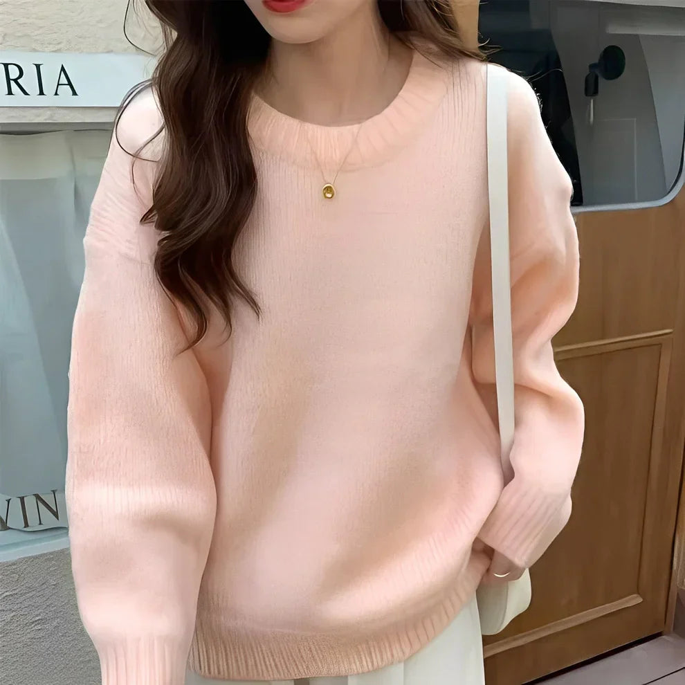 Roxanna schlichter oversize-pullover – damen