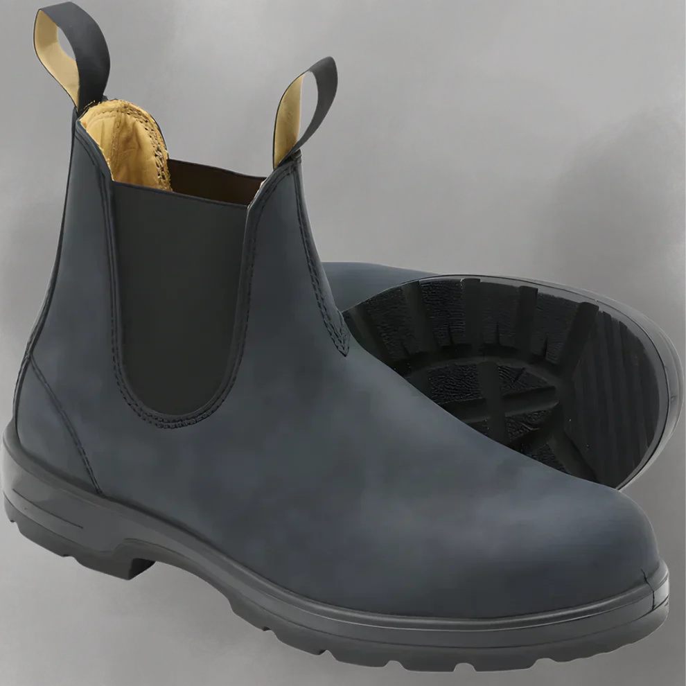 Klassische chelsea boots aus leder für damen und herren