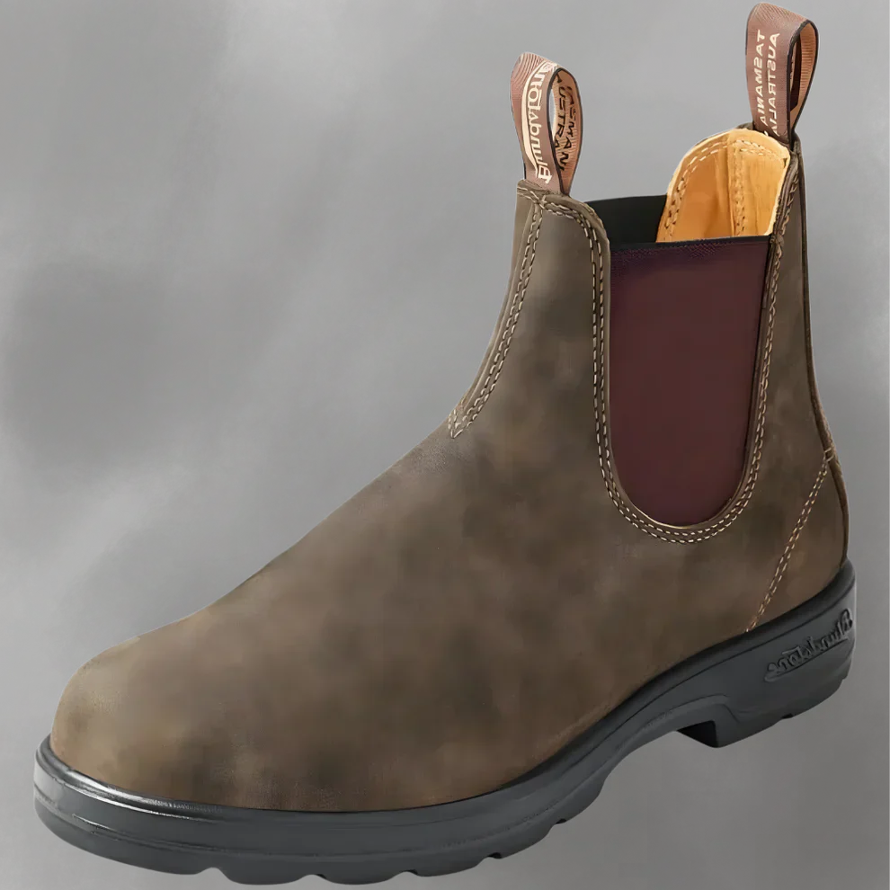 Klassische chelsea boots aus leder für damen und herren