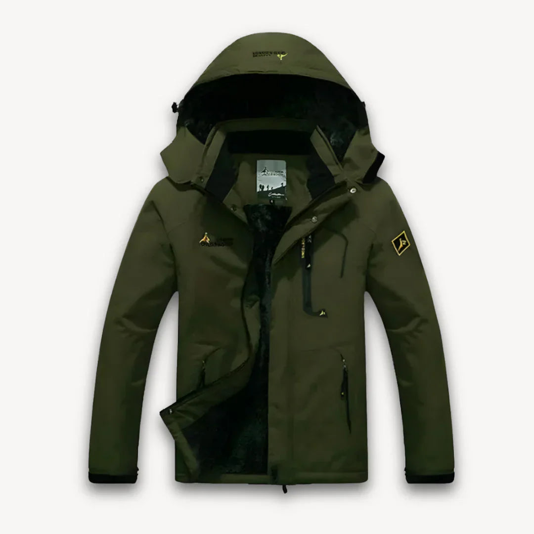 Herren winterjacke wasserdicht gefüttert mit fleece