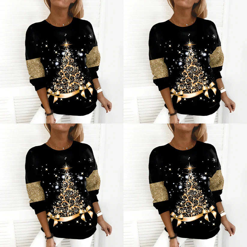 Pine weihnachtspullover mit baummotiv – unisex