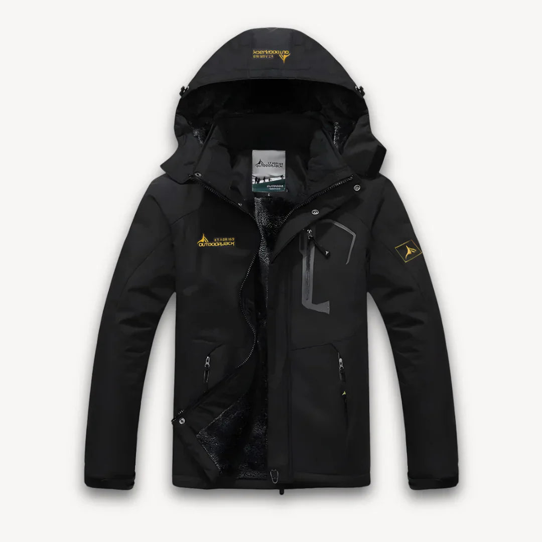 Herren winterjacke wasserdicht gefüttert mit fleece