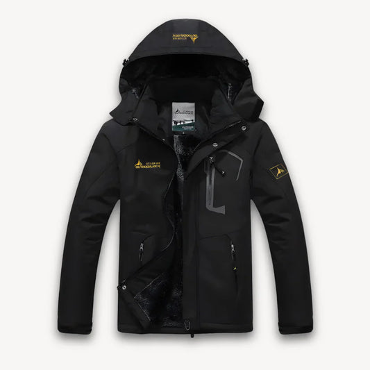 Herren winterjacke wasserdicht gefüttert mit fleece