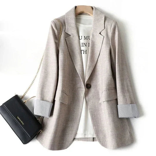 Lässiger damen blazer mit tasche – eleganter casual-touch