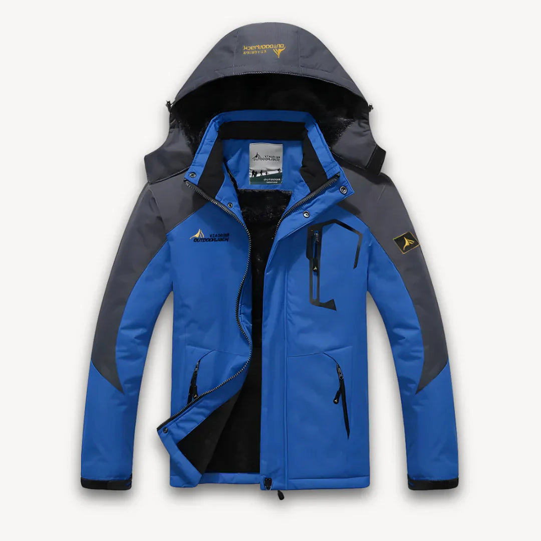 Herren winterjacke wasserdicht gefüttert mit fleece