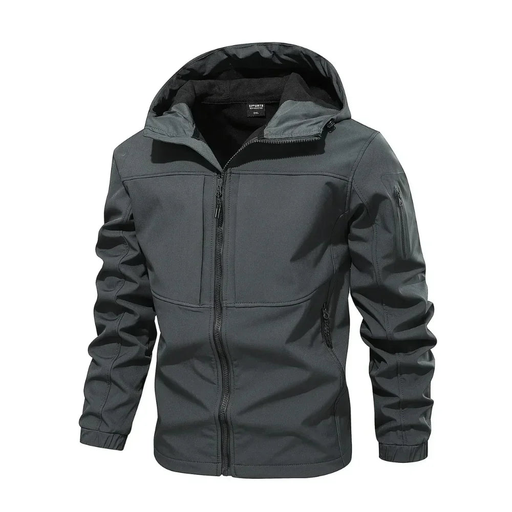 Herren fleece outdoor softshell jacke