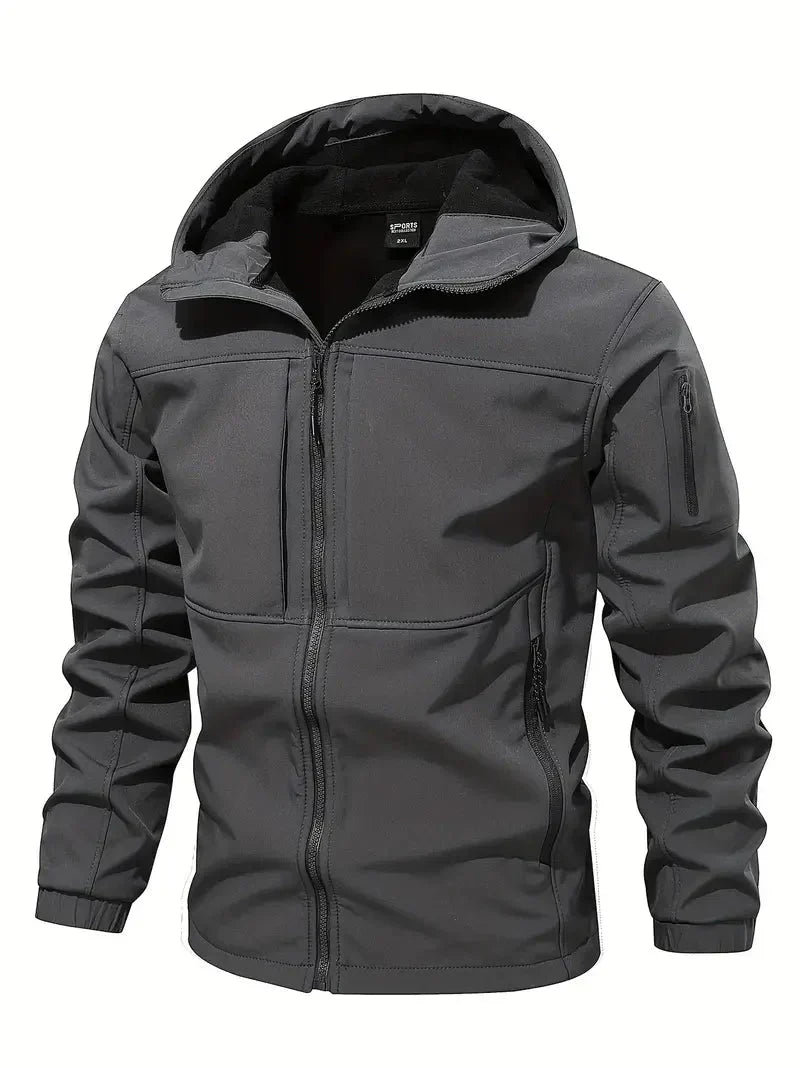 Herren fleece outdoor softshell jacke