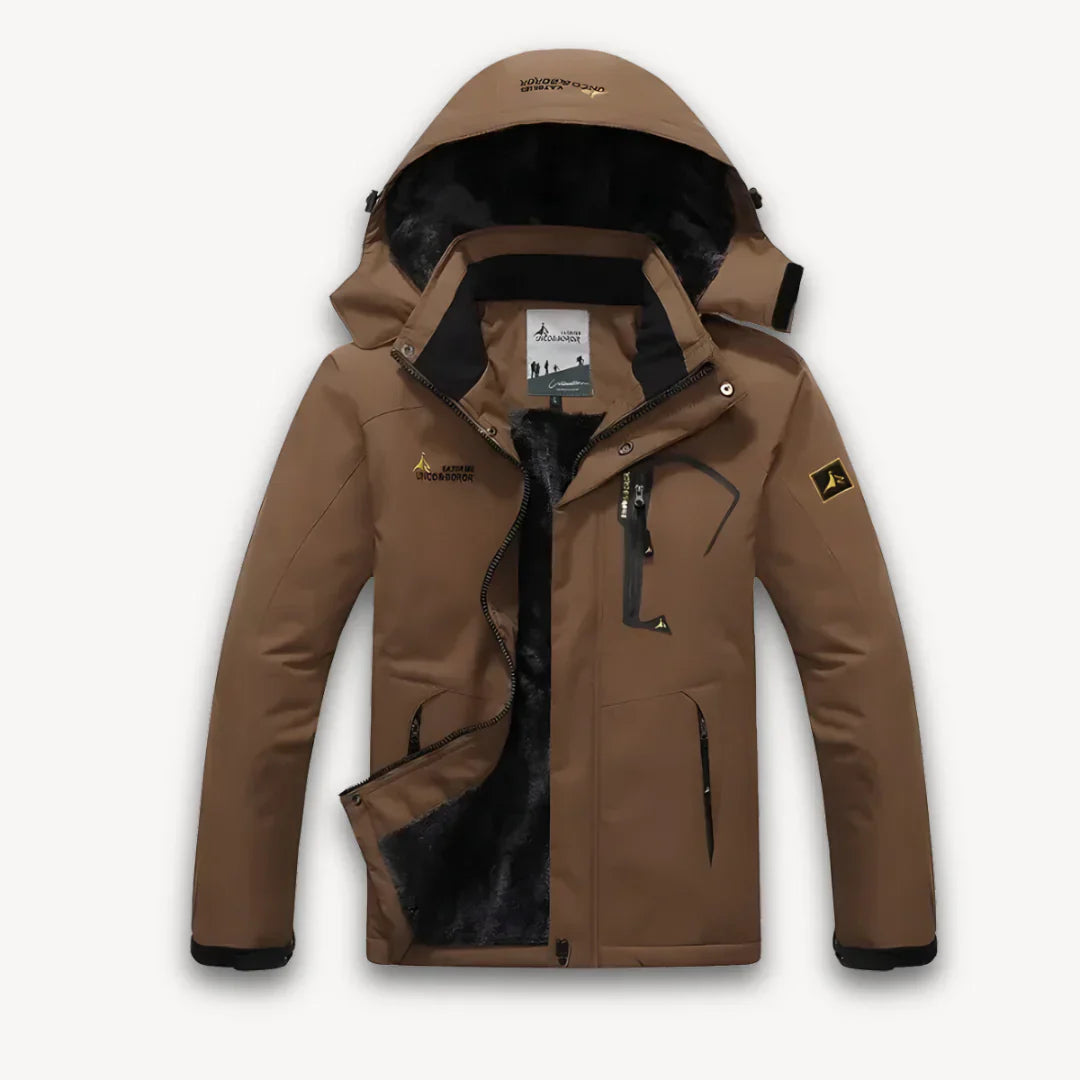 Herren winterjacke wasserdicht gefüttert mit fleece