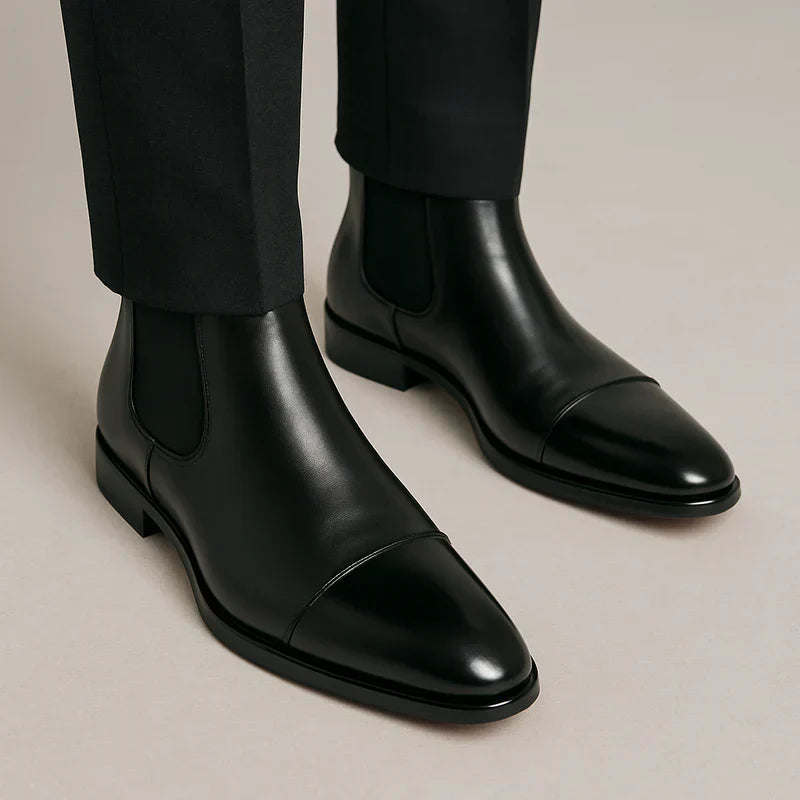 Myco chelsea boots aus leder – herren