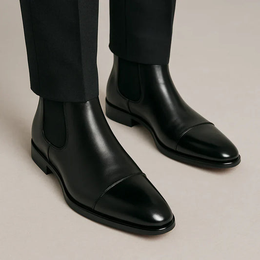 Myco chelsea boots aus leder – herren