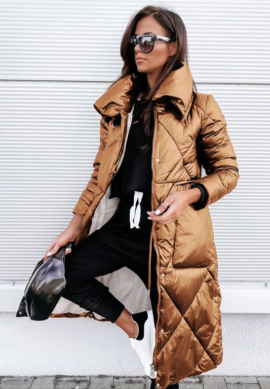 Eliana - Stylischer gesteppter Wintermantel