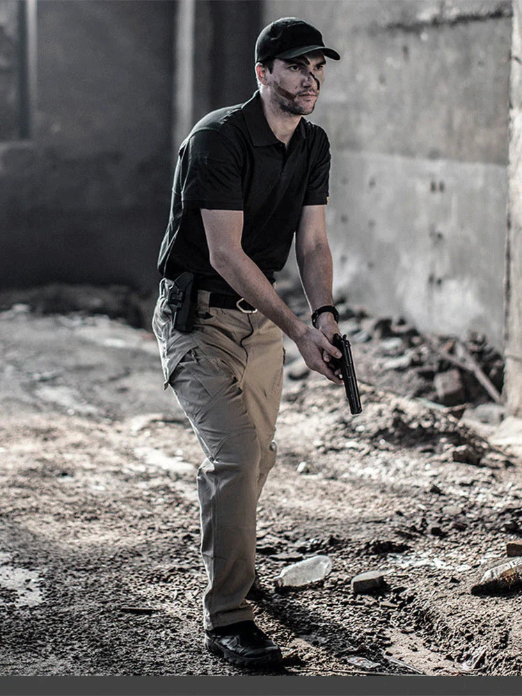 Taktische cargohose mit mehreren taschen – herren