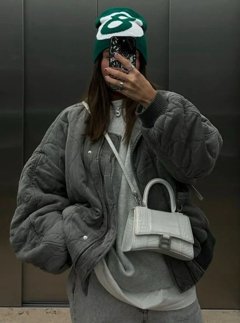 Sofia gefütterte bomberjacke – damen