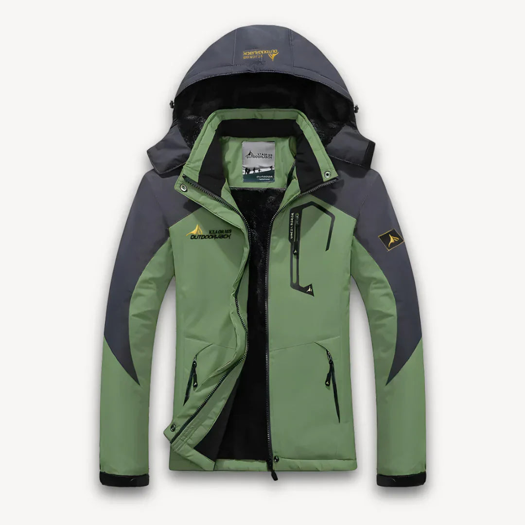 Herren winterjacke wasserdicht gefüttert mit fleece