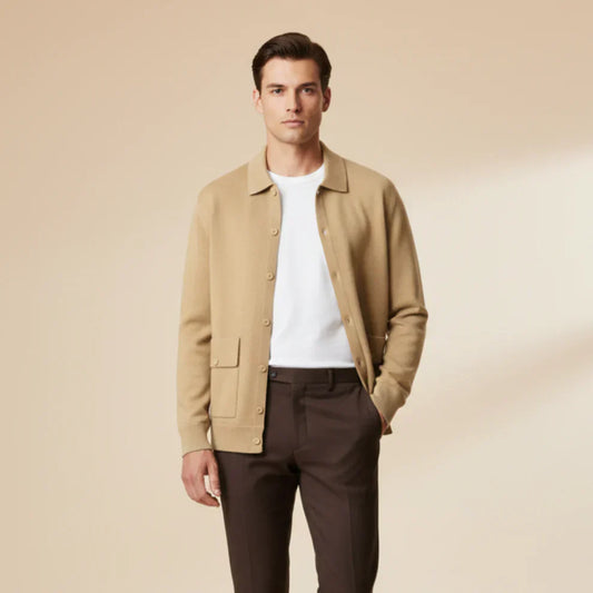 Herren-strickjacke mit knopfleiste – herren