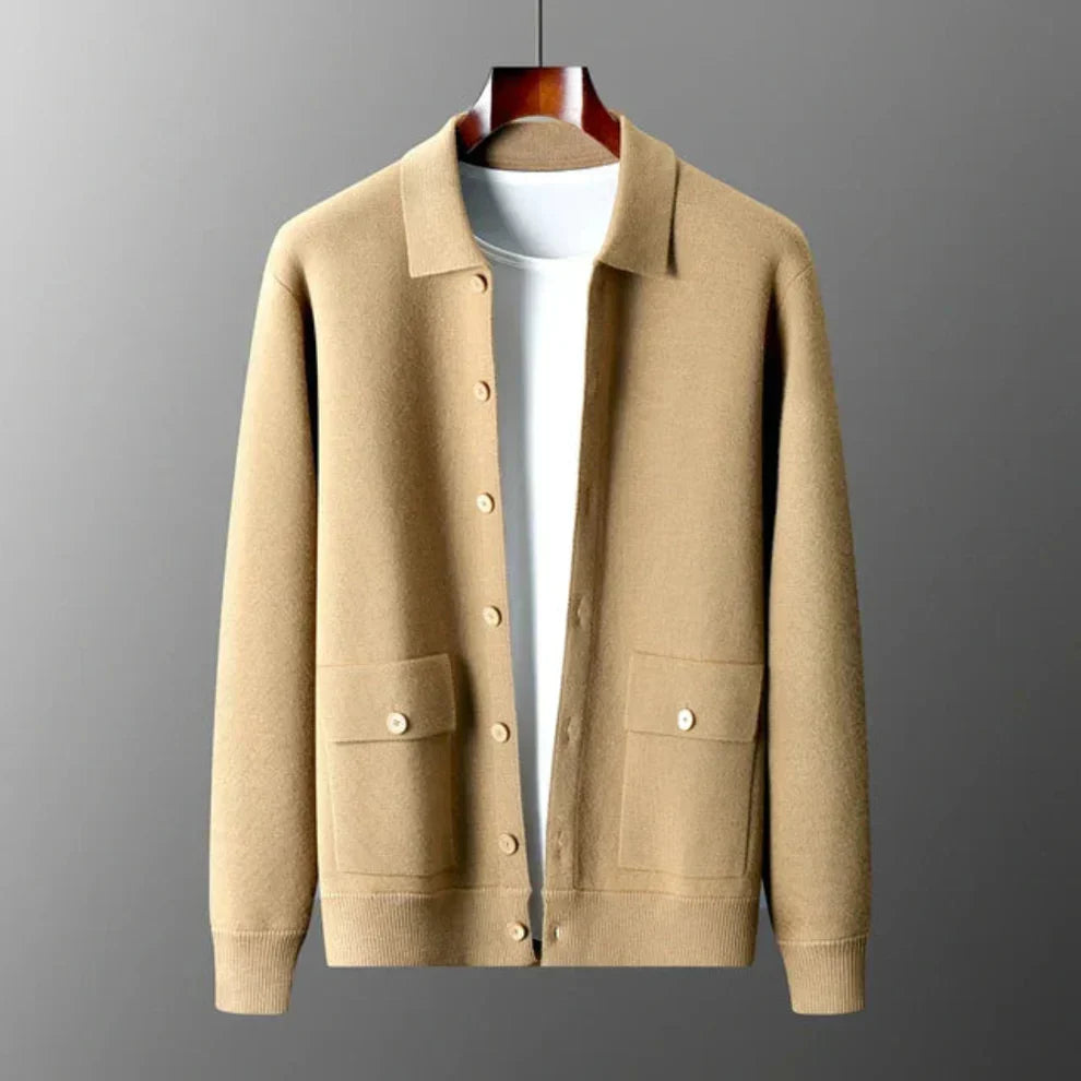 Herren-strickjacke mit knopfleiste – herren