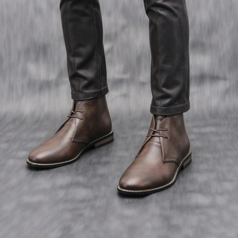 Stiefeletten aus rindsleder für herren