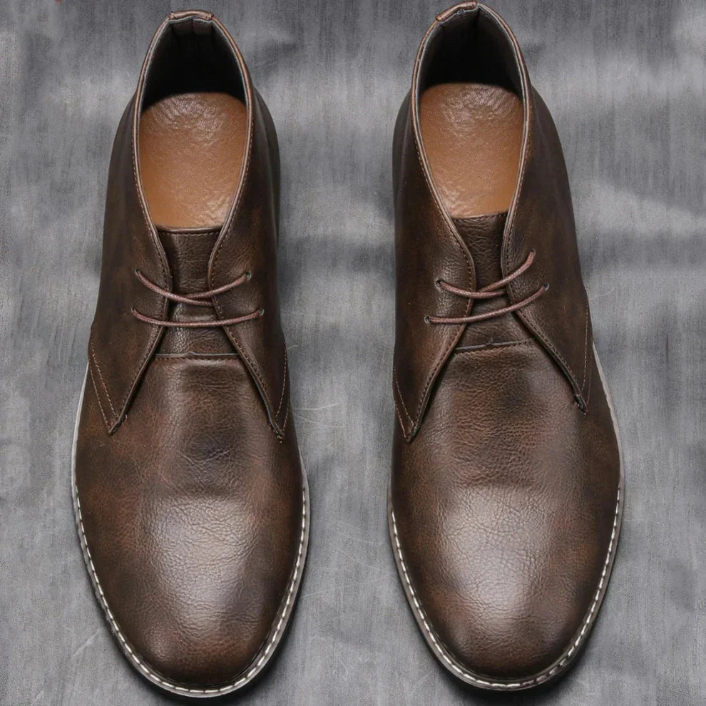 Stiefeletten aus rindsleder für herren