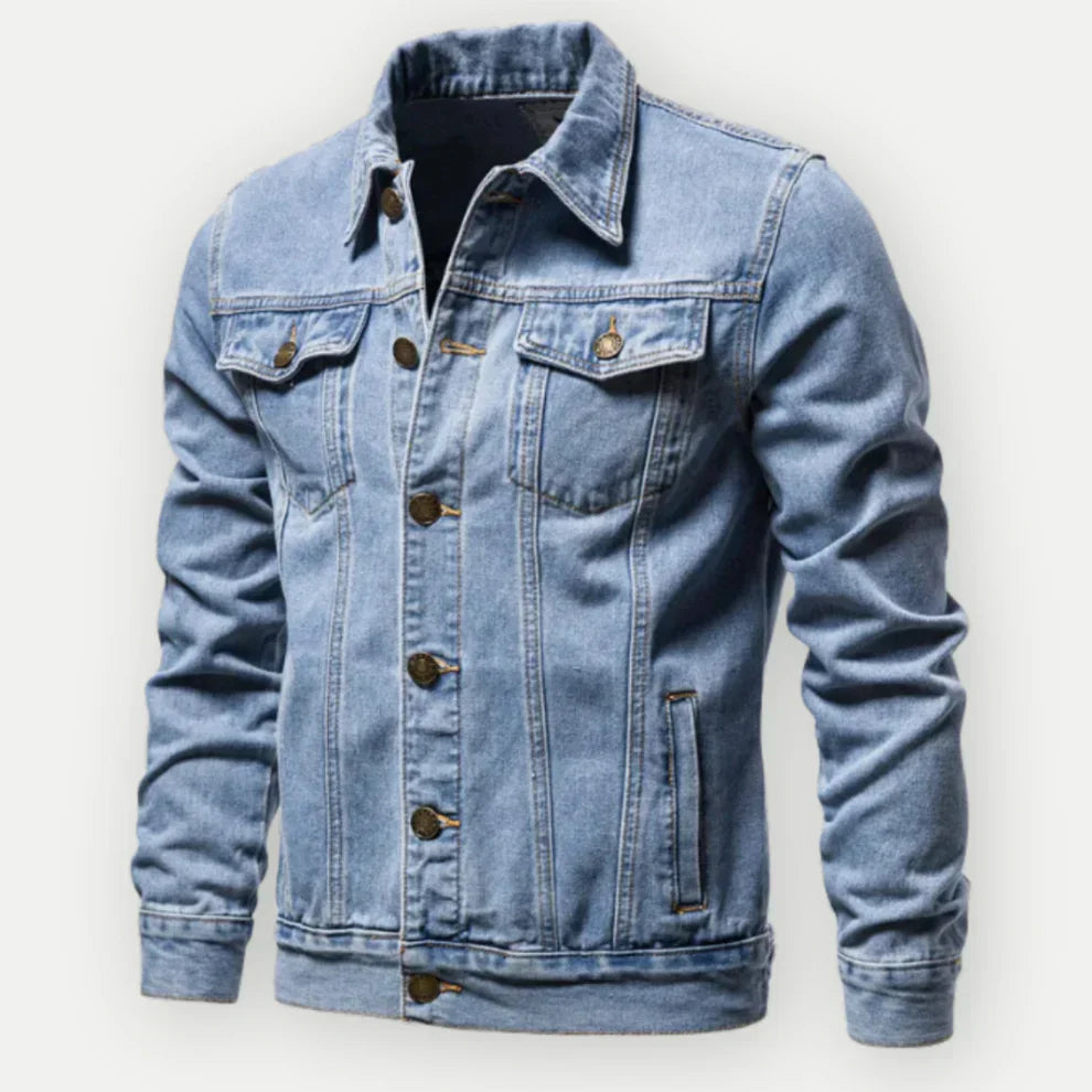 Herren-jeans-truckerjacke – herren