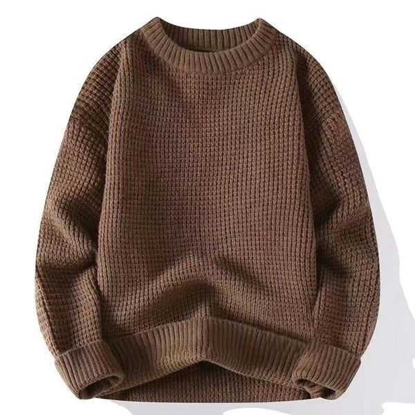 Lässiger herren-winterstrickpullover – herren
