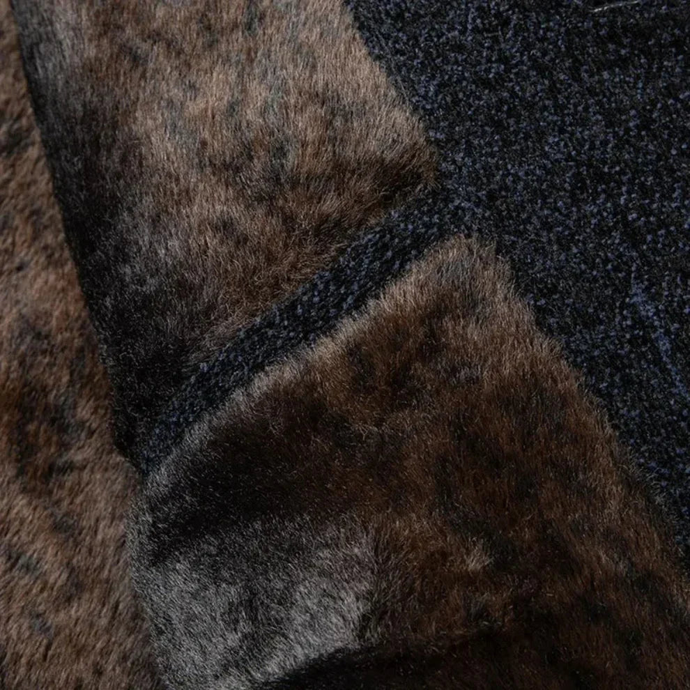 Leichte herren-sherpa-jacke mit wollfutter – herren