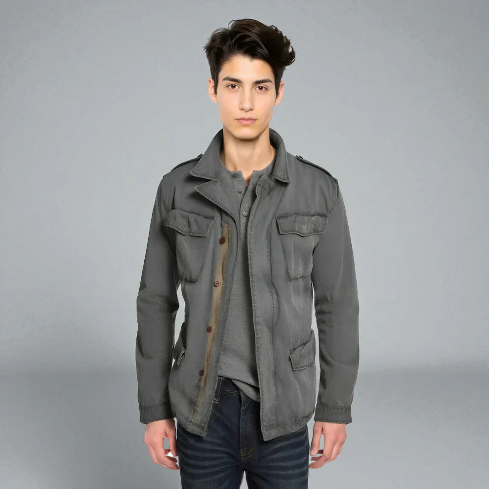 Militärische feldjacke für herren – herren