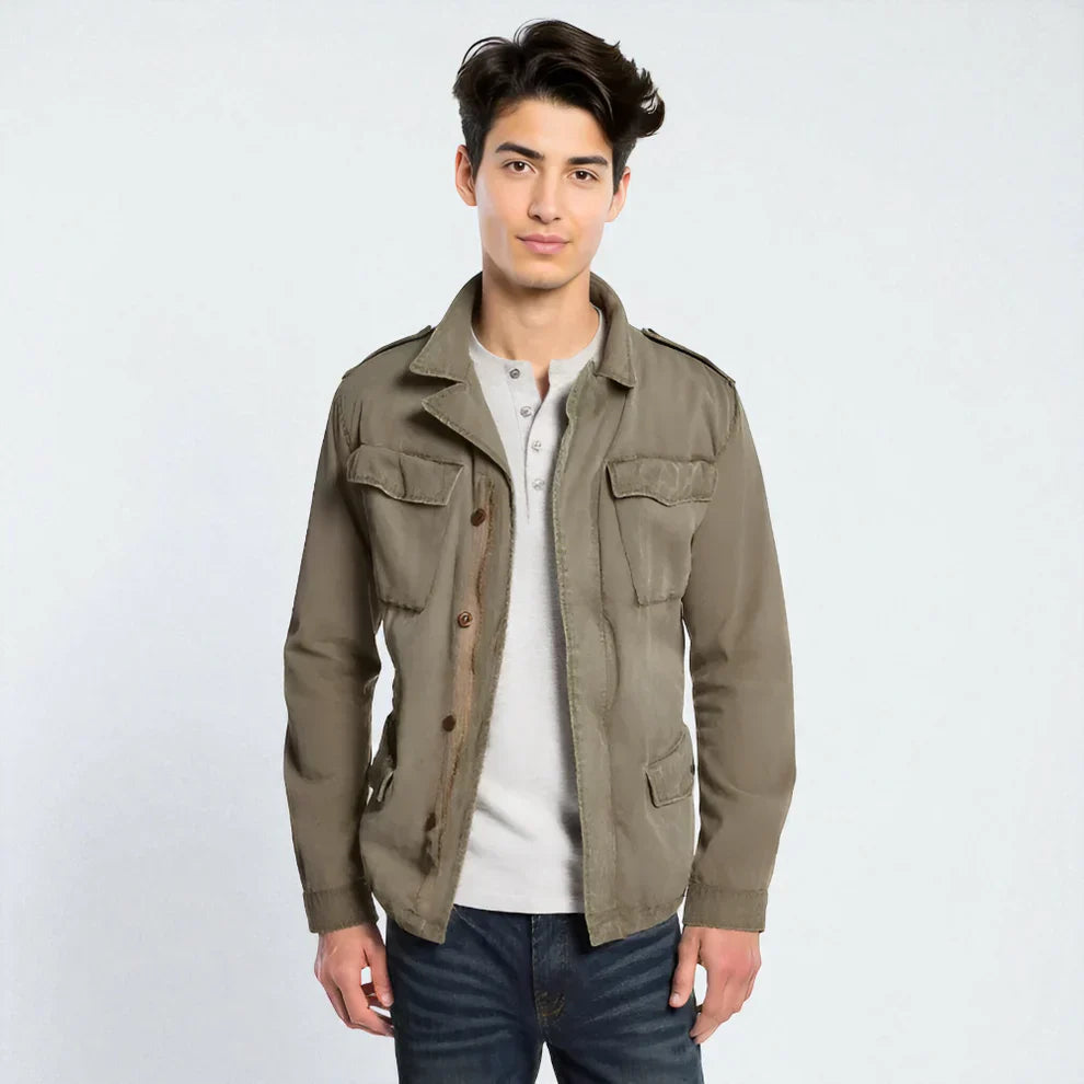Militärische feldjacke für herren – herren